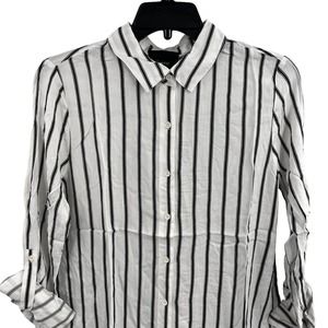 Lumiere Stripe Blouse Long Sleeve New Small‎